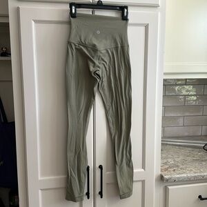 Used light green size 0 Lululemon pants.  Tags not present.